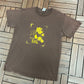 Family Guy Evil Monkey Graphic Tee | Size Large | Vintage 2000s Family Guy Promotional Brown T-Shirt |