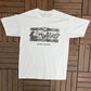 Cayman Islands Butterfly Graphic Tee | Size Large | Vintage 2000s Tourist White T-Shirt |