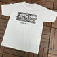 Cayman Islands Butterfly Graphic Tee | Size Large | Vintage 2000s Tourist White T-Shirt |