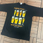 Multiple Choice Beer Amsterdam T-Shirt | Size XX-Large | Vintage 1990s Single Stitch Black T-Shirt |