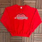 Ohio State Buckeyes 2002 National Champions Graphic Crewneck | Size XX-Large | Vintage 2000s College Football Red Sweater |