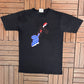 Live 8 Concert 2005 Graphic Tee | Size Large | Vintage 2000s Benefit Concert Black T-Shirt |