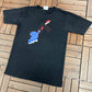 Live 8 Concert 2005 Graphic Tee | Size Large | Vintage 2000s Benefit Concert Black T-Shirt |