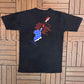 Live 8 Concert 2005 Graphic Tee | Size Large | Vintage 2000s Benefit Concert Black T-Shirt |