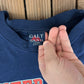 United States of America Home Of The Brave Graphic Tee | Size X-Large | Vintage 1990s Tourist Blue T-Shirt |