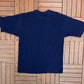 United States of America Home Of The Brave Graphic Tee | Size X-Large | Vintage 1990s Tourist Blue T-Shirt |