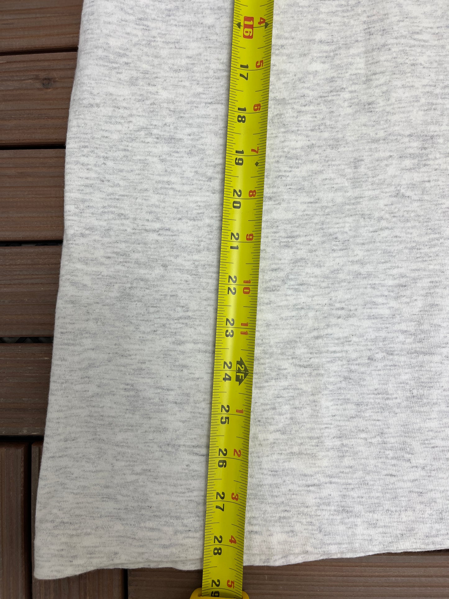 Waikiki, Hawaii Embroidered Graphic Tee | Size Large | Vintage 1990s Single Stitch Layered Grey T-Shirt |