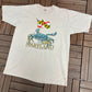 Maryland State Flag Graphic Tee | Size X-Large | Vintage 1990s Made in USA Beige T-Shirt |