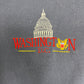 Washington, DC Embroidered Graphic Crewneck | Size X-Large | Vintage 1990s Tourist Blue Sweater |