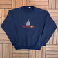 Washington, DC Embroidered Graphic Crewneck | Size X-Large | Vintage 1990s Tourist Blue Sweater |