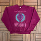 University of Minnesota Graphic Crewneck | Size X-Large | Vintage 1990s College Purple Sweater |