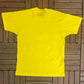 Atlantic City, New Jersey Graphic Tee | Size Large | Vintage 1990s Tourist Promotional Yellow T-Shirt |