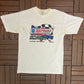 Byron Dragway US Class Nationals 2001 Graphic Tee | Size Large | Vintage 2000s NHRA Racing White T-Shirt |