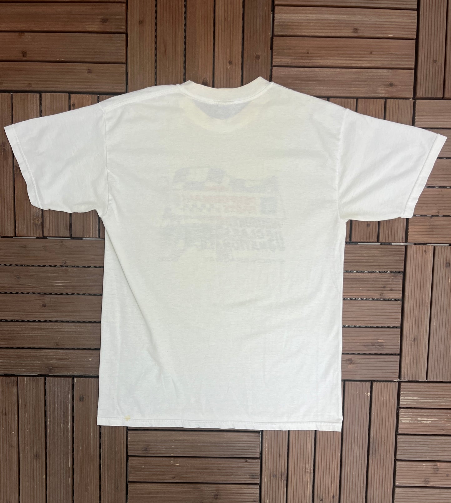 Byron Dragway US Class Nationals 2001 Graphic Tee | Size Large | Vintage 2000s NHRA Racing White T-Shirt |