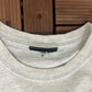 Peanuts Cartoon Embroidered Graphic Tee | Size X-Large | Vintage 2000s Television Cartoon Grey T-Shirt |