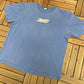 Reebok Vertices Logo Graphic Tee | Size X-Large | Vintage 2000s Reebok Branded Blue T-Shirt | Made in Canada | Free Shipping to USA |