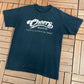 Cheers Boston I Don't Even Know My Name Graphic Tee | Size Medium | Vintage 2000s Television Series Black T-Shirt |