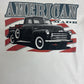 American Made GMC Cars Graphic Tee | Size Large | Vintage 1990s Single Stitch White T-Shirt |