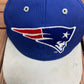 New England Patriots Embroidered Graphic Hat | Snap Back | Vintage 1990s NFL Football Blue Hat |