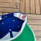 New England Patriots Embroidered Graphic Hat | Snap Back | Vintage 1990s NFL Football Blue Hat |