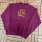 Minnesota Golden Gophers Embroidered Graphic Crewneck | Size X-Large | Vintage 1990s College Football Red Sweater |