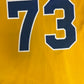 Champion Yellow & Blue Football Jersey | Size Large | Vintage 1990s Champion Yellow Football Jersey | Made in USA | Free Shipping To USA |