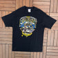 Pittsburgh Steelers Big Nasty "D" Graphic Tee | Size X-Large | Vintage 2000s NFL Football Black T-Shirt |