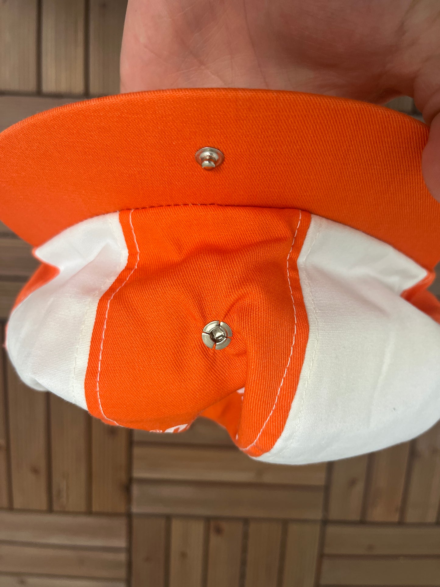 Wheaties Graphic Newsboy Hat | Snap Back | Vintage 1990s Promotional Orange & White Cap |