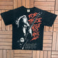 AC/DC For Those About To Rock Graphic Tee | Size Medium | Vintage 2000s Rock Band Black T-Shirt | Liquid Blue Tag |
