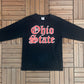 Ohio State Buckeyes Graphic Tee | Size Large | Vintage 2000s College Black T-Shirt |