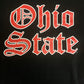 Ohio State Buckeyes Graphic Tee | Size Large | Vintage 2000s College Black T-Shirt |