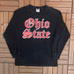 Ohio State Buckeyes Graphic Tee | Size Large | Vintage 2000s College Black T-Shirt |