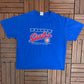 Chicago Cubs Baseball Club Graphic Tee | Size X-Large | Vintage 2000s MLB Baseball Blue T-Shirt |