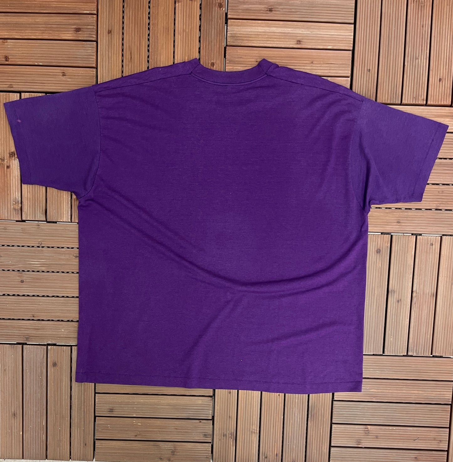 Chicago Skyline Graphic Tee | Size XXX-Large | Vintage 1990s Single Stitch Promotional Tourist Purple T-Shirt | Free Shipping to USA |