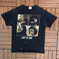 The Beatles Let It Be Graphic Tee | Size Medium | Vintage 2000s Retro Rock Band Music Black T-Shirt |