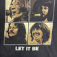 The Beatles Let It Be Graphic Tee | Size Medium | Vintage 2000s Retro Rock Band Music Black T-Shirt |