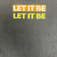 The Beatles Let It Be Graphic Tee | Size Medium | Vintage 2000s Retro Rock Band Music Black T-Shirt |