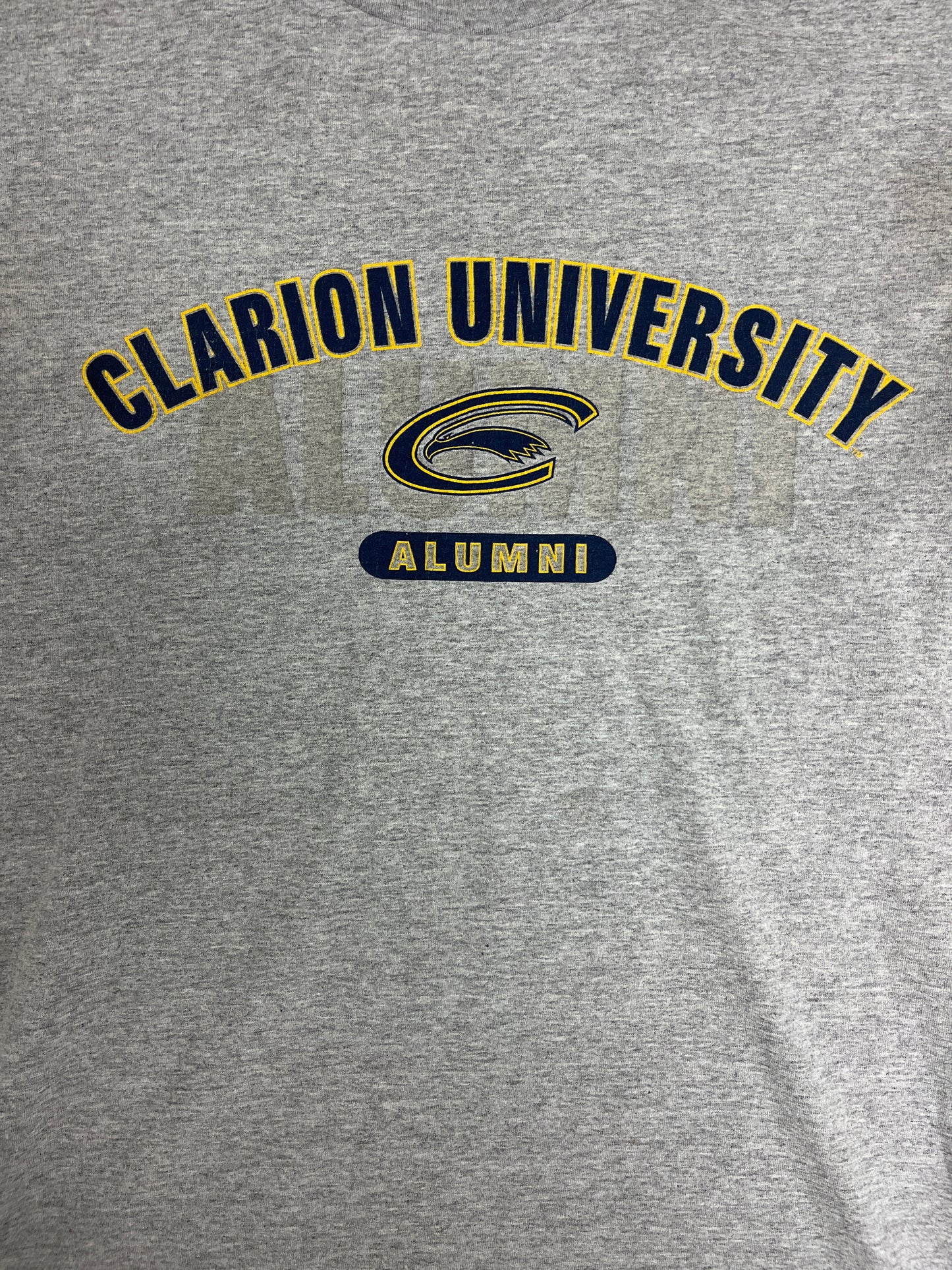 Clarion University Alumni Graphic Tee | Size Small | Vintage 2000s College Grey T-Shirt |