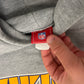 Minnesota Vikings Graphic Hoodie | Size Large | Vintage 2000s NFL Football Grey Sweatshirt | NFL Tag | Free Shipping to USA |
