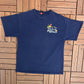 Harley Davidson Orlando, Florida Graphic Tee | Size Medium | Vintage 2000s Biker Motorcycle Blue T-Shirt | Free Shipping to USA |