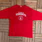 University of Toronto Graphic Tee | Size X-Large | Vintage 2000s Canadian University Red T-Shirt | Free Shipping to USA |