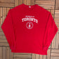 University of Toronto Graphic Tee | Size X-Large | Vintage 2000s Canadian University Red T-Shirt | Free Shipping to USA |