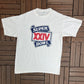 Super Bowl XXIV Graphic Tee | Size X-Large | Vintage 1980s NFL Football White T-Shirt |