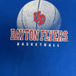 Dayton Flyers Basketball Graphic Tee | Size Large | Vintage 2000s College Sports Blue T-Shirt | Free Shipping to USA |