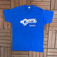 Cheers Boston Graphic Tee | Size X-Large | Vintage 1980s Television Series Blue T-Shirt |