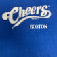 Cheers Boston Graphic Tee | Size X-Large | Vintage 1980s Television Series Blue T-Shirt |