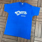 Cheers Boston Graphic Tee | Size X-Large | Vintage 1980s Television Series Blue T-Shirt |