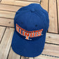 Illinois Fighting Illini Stitched Graphic Hat | Snap Back | Vintage 1990s College Sports Blue Cap |