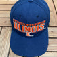Illinois Fighting Illini Stitched Graphic Hat | Snap Back | Vintage 1990s College Sports Blue Cap |