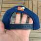 Illinois Fighting Illini Stitched Graphic Hat | Snap Back | Vintage 1990s College Sports Blue Cap |